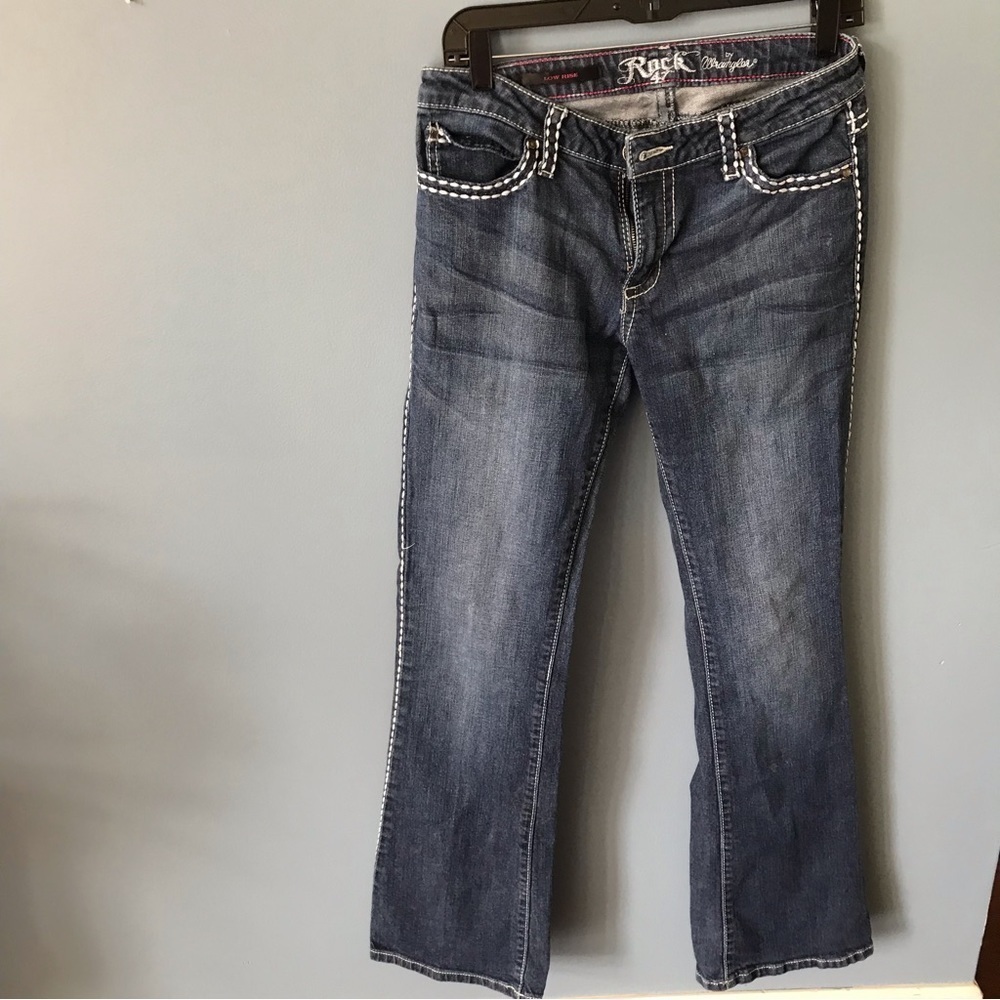 Rock 47 by wrangler low rise boot cut jeans